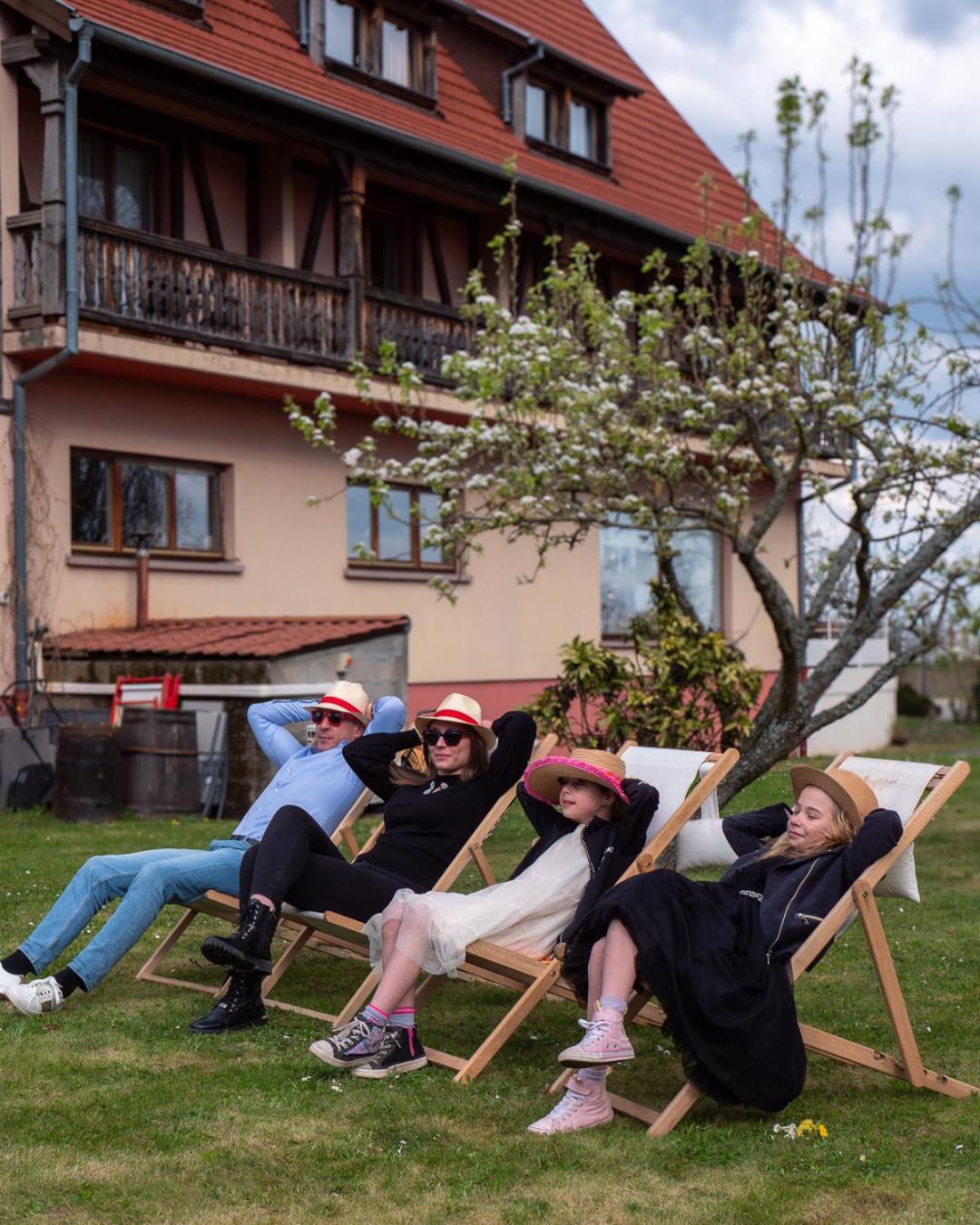Hotel Restaurant Verger Des Chateaux, Route Des Vins Haut-Koenigsbourg Dieffenthal Luaran gambar